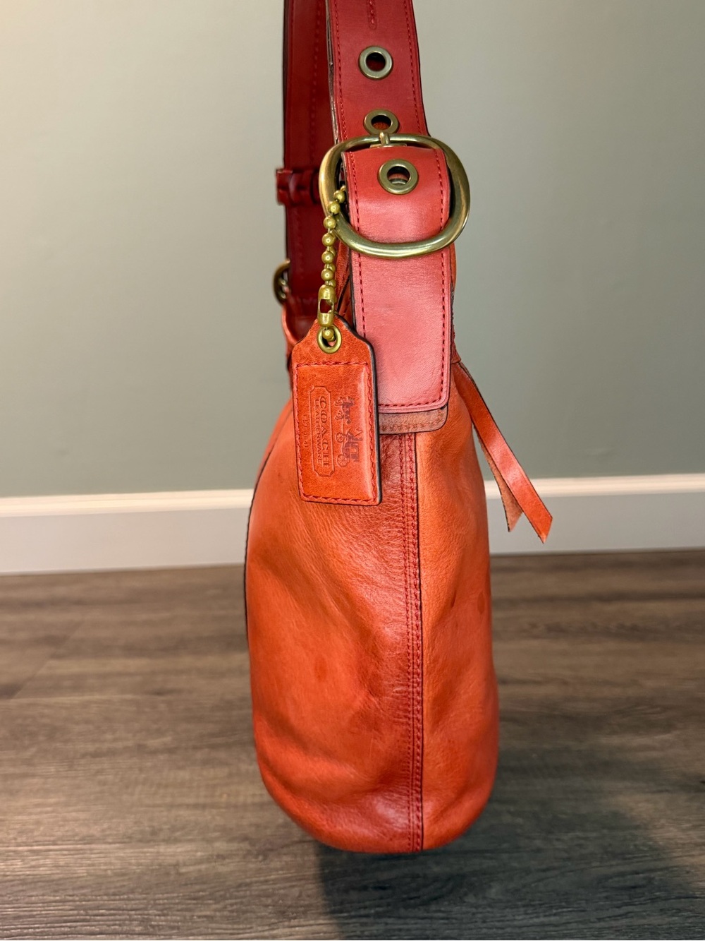 Coach Bleecker Duffle with Tattersall Interior - Picture 4 of 15